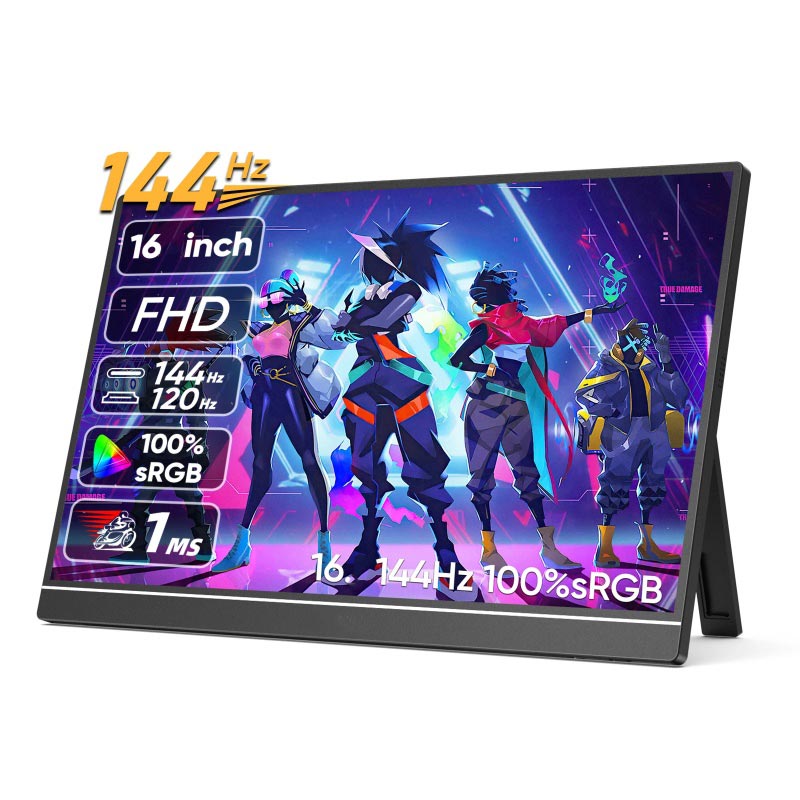 16 tommer bærbar skærm 144Hz IPS-skærm til bærbar computer