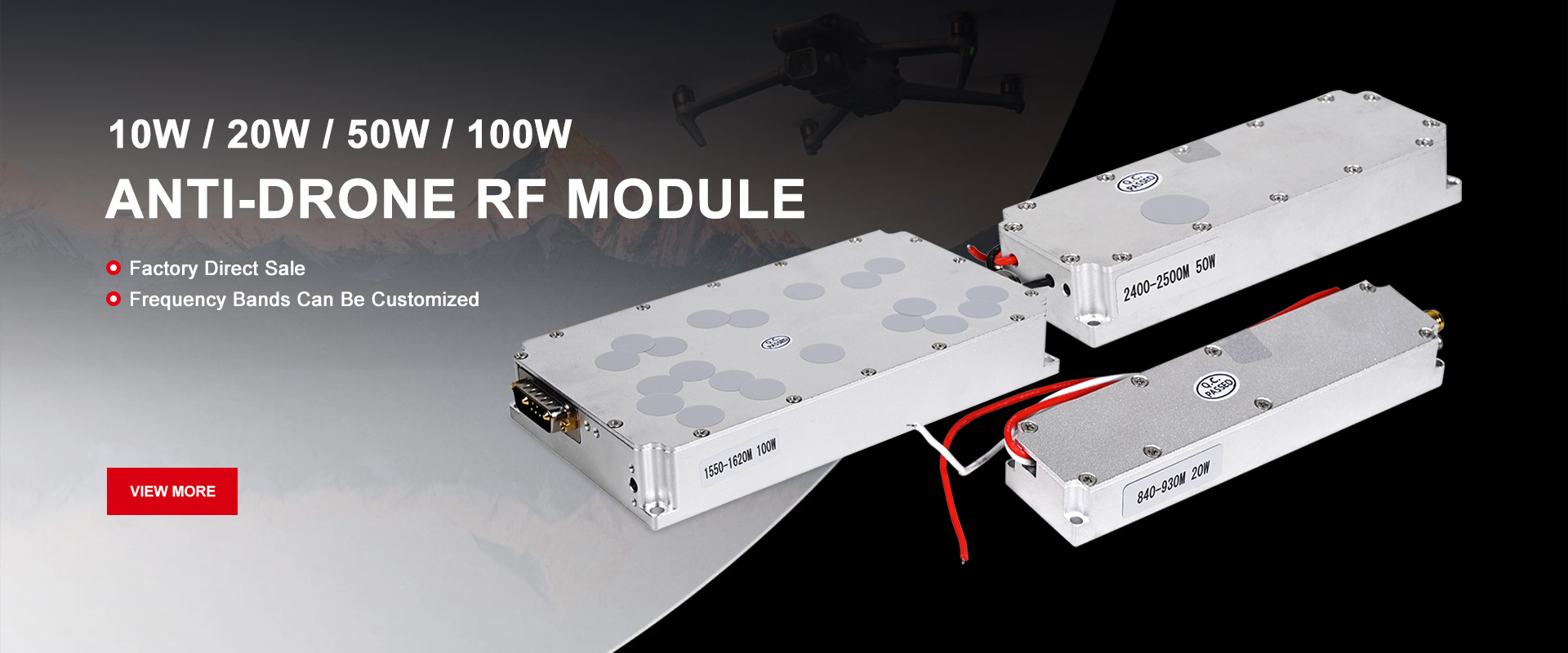Anti-Drone RF-modulfabrik