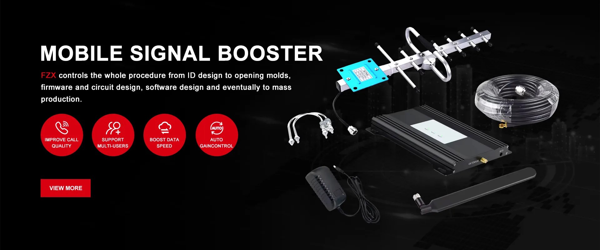 Kina Mobile Signal Booster Factory